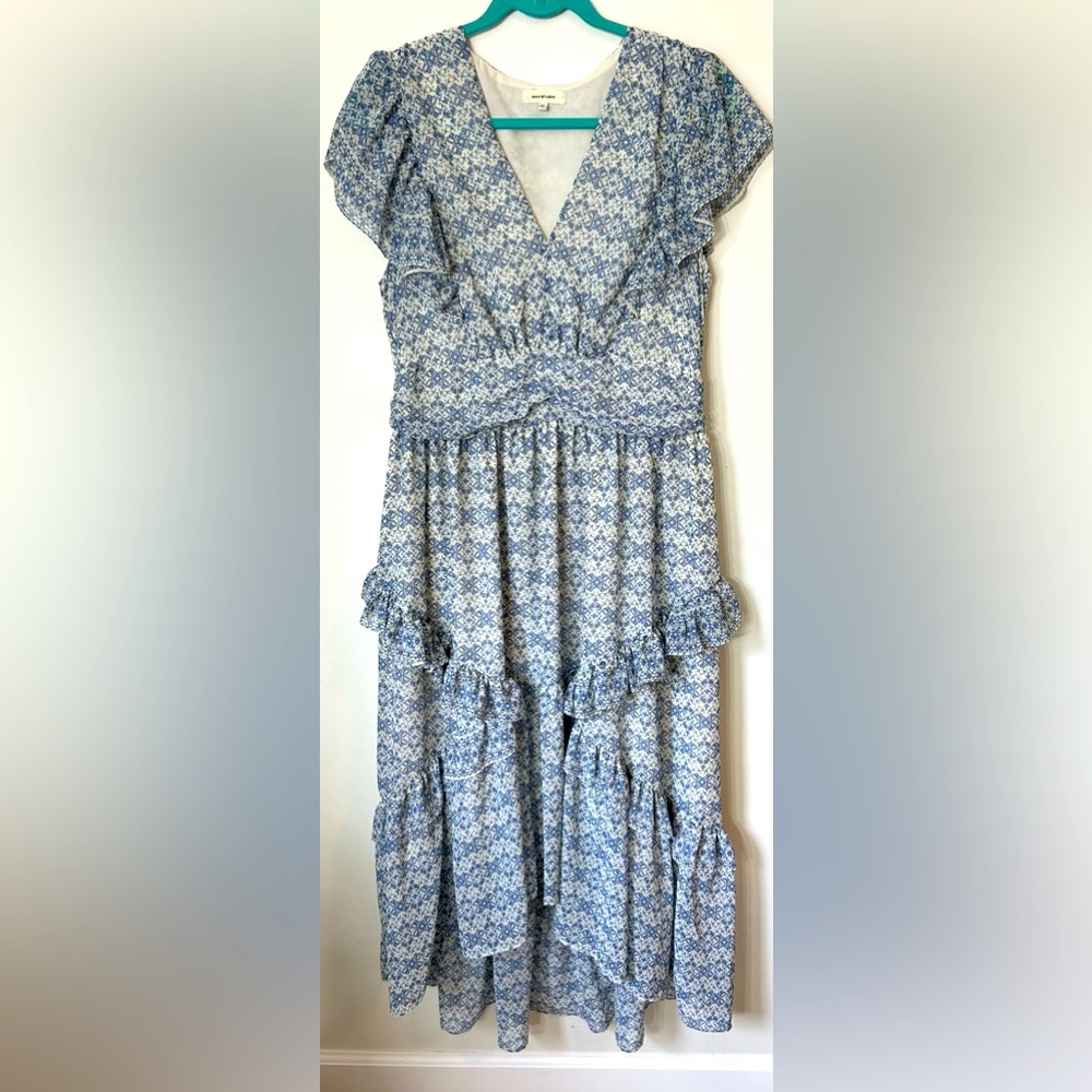 Blue women’s maxi dress Max Studio XL